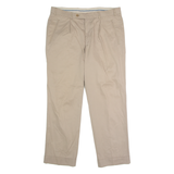 HITL Mens Trousers Beige Regular Straight W36 L30