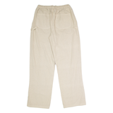 Mens Trousers Beige Regular Straight W28 L30