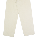 LA SHADY Mens Corduroy Trousers Beige Regular Straight W24 L28