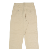 GUIDO MARIA KRETSCHMER Cuffed Womens Trousers Beige Regular Straight W28 L31