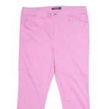 POLO RALPH LAUREN Golf Chino Womens Trousers Pink Regular Tapered W34 L26