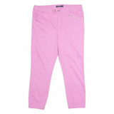 POLO RALPH LAUREN Golf Chino Womens Trousers Pink Regular Tapered W34 L26
