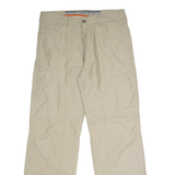 VAUDE Outdoor Mens Trousers Beige Regular Straight W34 L32