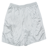 CHAMPION Mens Sports Shorts Silver Relaxed S W26