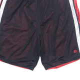 STARTER Mens Sports Shorts Black Relaxed XL W36