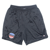 CHAMPION Elite Hockey League Mens Sports Shorts Black Relaxed L W29