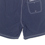 NAUTICA Mesh Lined Mens Swimming Shorts Blue Relaxed M W32