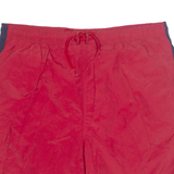 NAUTICA Mesh Lined Mens Swimming Shorts Red Relaxed XL W38