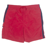 NAUTICA Mesh Lined Mens Swimming Shorts Red Relaxed XL W38