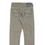 LEVI'S 511 Jeans Mens Brown Slim Straight Stone Wash W31 L32