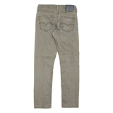 LEVI'S 511 Jeans Mens Brown Slim Straight Stone Wash W31 L32