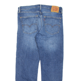 LEVI'S 505 Jeans Mens Blue Regular Straight Stone Wash W36 L30