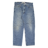 LEVI'S 550 Jeans Mens Blue Relaxed Straight Stone Wash W38 L32