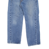 LEVI'S 505 Jeans Mens Blue Regular Straight Stone Wash W32 L24