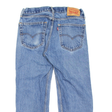 LEVI'S 505 Jeans Mens Blue Regular Straight Stone Wash W32 L24