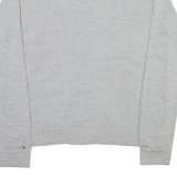 TOMMY HILFIGER Womens Cardigan Grey Tight Knit Wool L