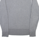 TOMMY HILFIGER Mens Jumper Grey Tight Knit S