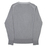 TOMMY HILFIGER Mens Jumper Grey Tight Knit S