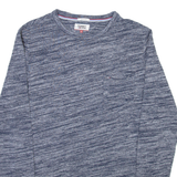 TOMMY HILFIGER Slim Fit Mens Jumper Blue Tight Knit L
