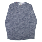 TOMMY HILFIGER Slim Fit Mens Jumper Blue Tight Knit L