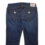 TRUE RELIGION Three Quarters Womens Jeans Blue Slim Tapered W28 L21