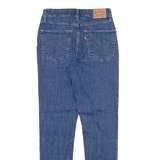 LEVI'S 721 High Rise Womens Jeans Blue Slim Skinny Stone Wash W26 L29