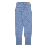 LEVI'S Womens Jeans Blue Slim Mom W24 L29