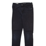 LEVI'S 721 High Rise Big E Womens Jeans Blue Slim Skinny W26 L29