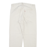 LEVI'S Mens Jeans Cream Regular Straight W30 L27