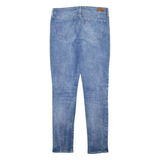 LEVI'S Demi Curve Womens Jeans Blue Slim Skinny Acid Wash W29 L32