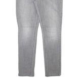 LEVI'S Demi Curve Womens Jeans Grey Slim Skinny Stone Wash W30 L29
