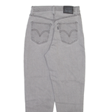 LEVI'S Womens Jeans Grey Relaxed Mom Stone Wash W26 L27