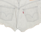 LEVI'S Cut Off Womens Denim Shorts Grey M W32