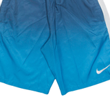 NIKE Mens Sports Shorts Blue Spotted M W22