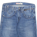 LEVI'S Cut Off Mens Pedal Pushers Shorts Blue M W30