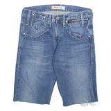 LEVI'S Cut Off Mens Pedal Pushers Shorts Blue M W30