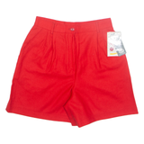MONDI Womens Chino Shorts Red M W28