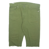 LEVI'S Cut Off Mens Jorts Shorts Green M W38