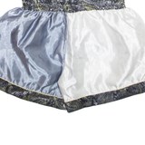 Mens Sports Shorts Grey Crazy Pattern 2XL W28