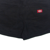 DICKIES Womens Denim Shorts Black S W30