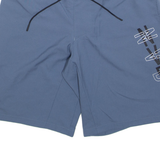 ADIDAS Mens Sports Shorts Grey L W32