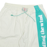 TORERO Mens Swimming Shorts White L W28