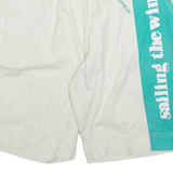 TORERO Mens Swimming Shorts White L W28