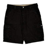 Wrangler Cargo Cargo Shorts - 38W 9L Black Cotton