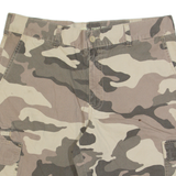 CARHARTT Mens Workwear Shorts Beige Relaxed Camouflage L W36