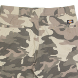 CARHARTT Mens Workwear Shorts Beige Relaxed Camouflage L W36