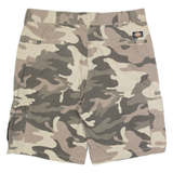 CARHARTT Mens Workwear Shorts Beige Relaxed Camouflage L W36