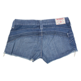 TRUE RELIGION Lana Womens Denim Shorts Blue M W31