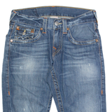 TRUE RELIGION Womens Jorts Shorts Blue Slim S W28