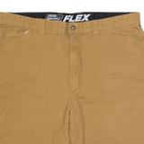 DICKIES Flex Mens Workwear Shorts Brown XL W38